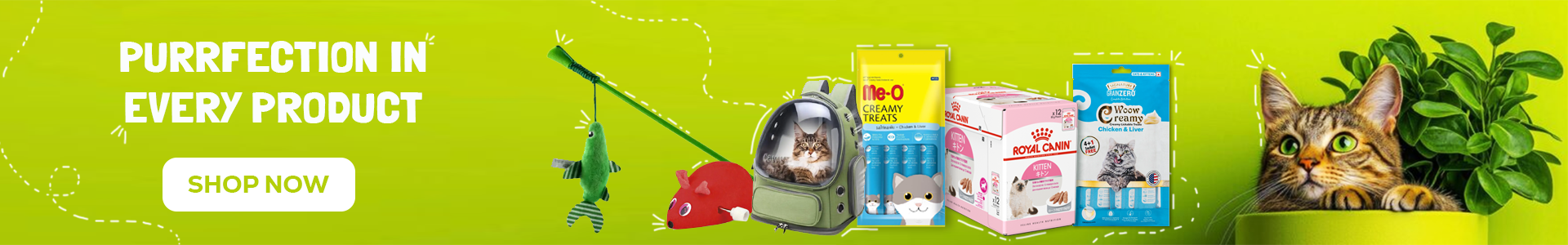 Dog treats banner