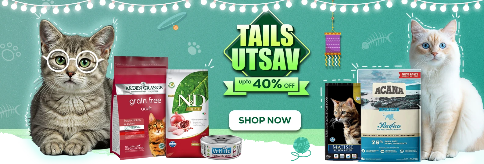 cat food banner