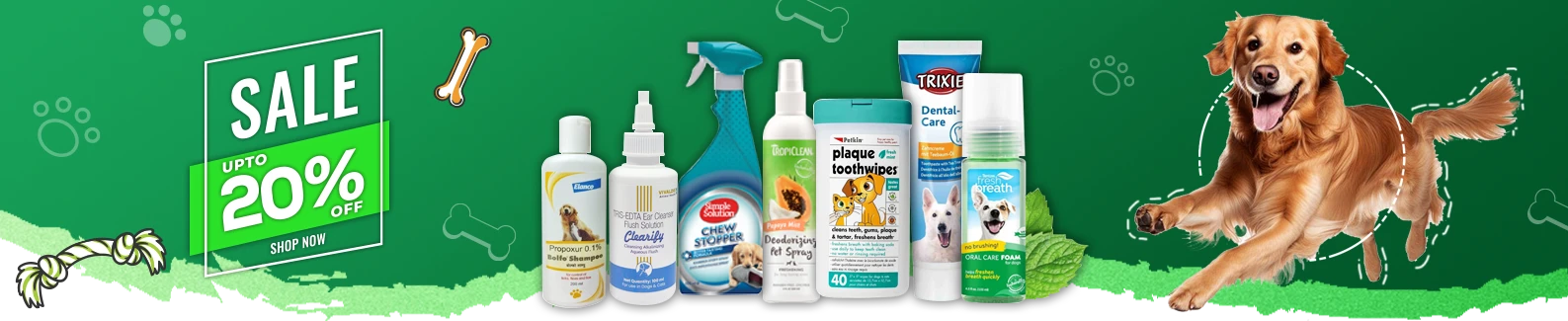 Dog treats banner