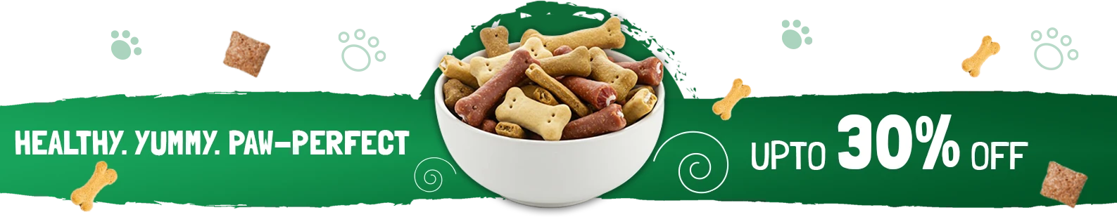 Dog treats banner