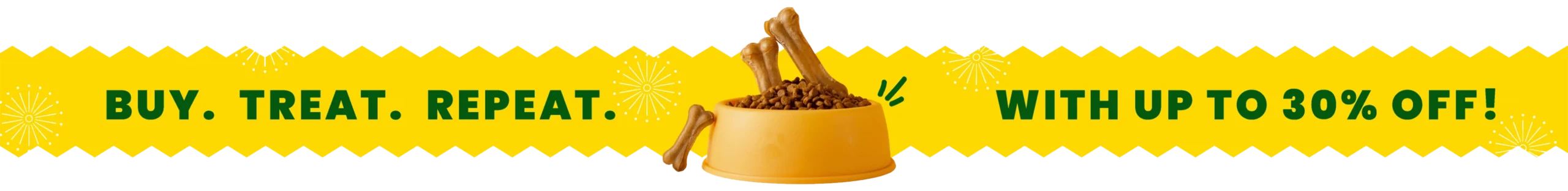 Dog treats banner