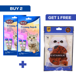 Trixie Snack with White Fish Creamy Cat Treats - 2x70g(10pcs)
