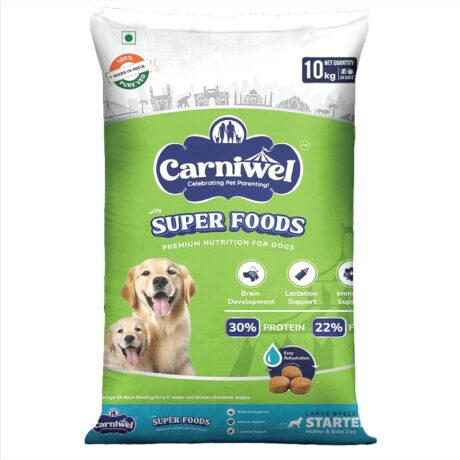 Carniwel superfood Large breed starter mother and baby dog