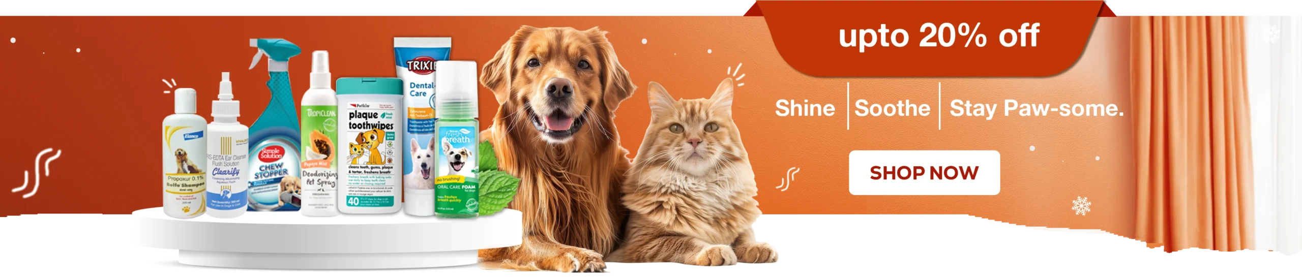 Dog treats banner
