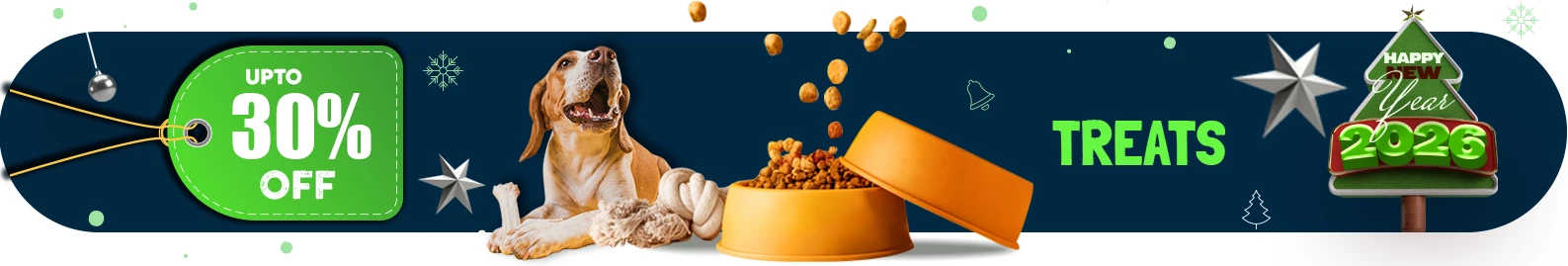 Dog treats banner