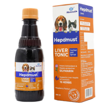 Mankind Hepamust Liver Tonic Appetite Booster for Dogs and Cats (200ml) | Club of Tails