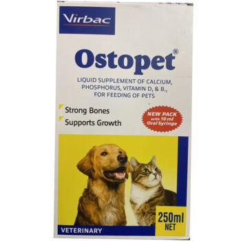 Virbac Ostopet Calcium Supplement Syrup for Dogs and Cats | Club of Tails