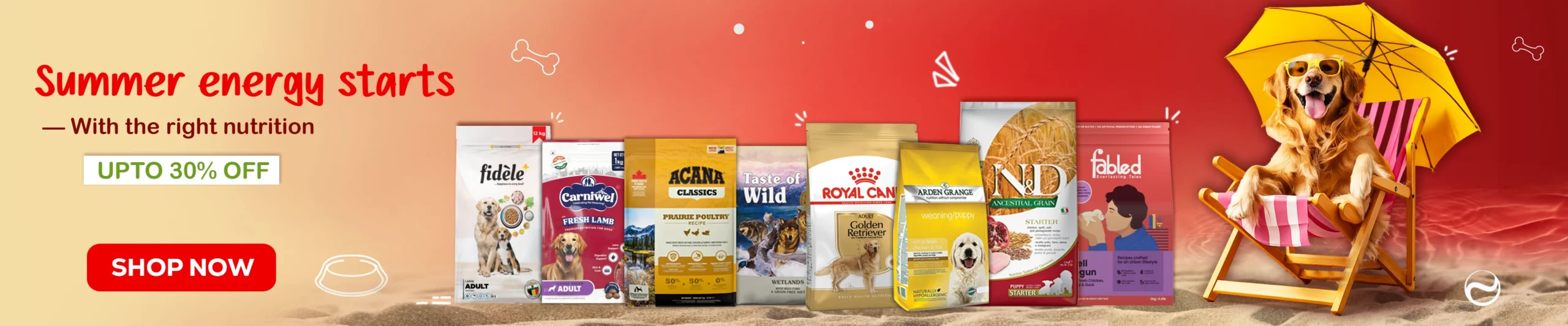 cat food banner