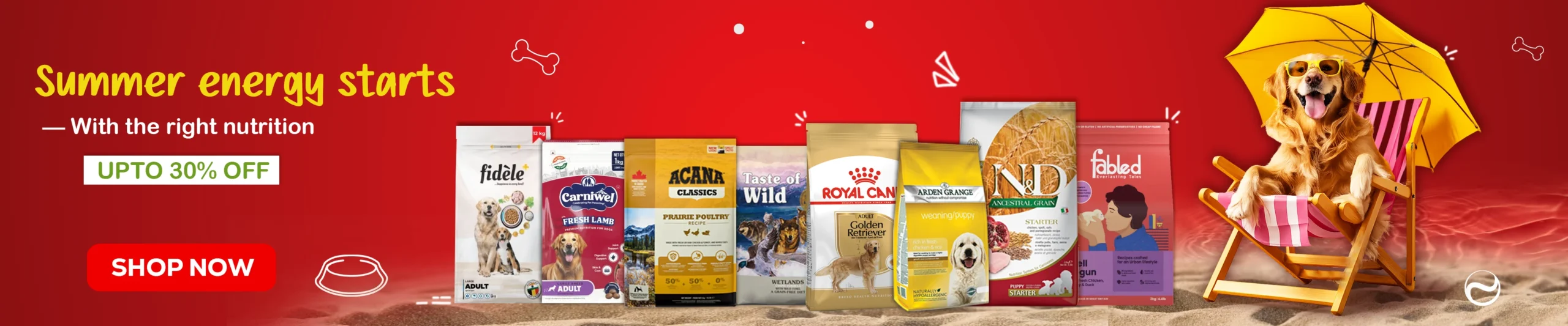 cat food banner